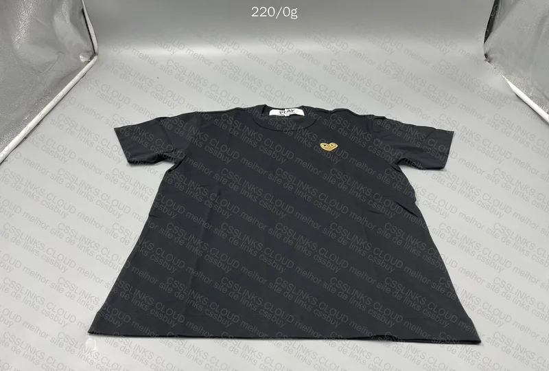 Black Shirt with Gold Cdg Repbrothers