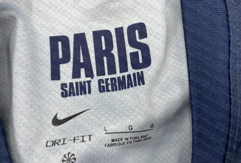 PSG 24/25 Shirt with Measurements 3