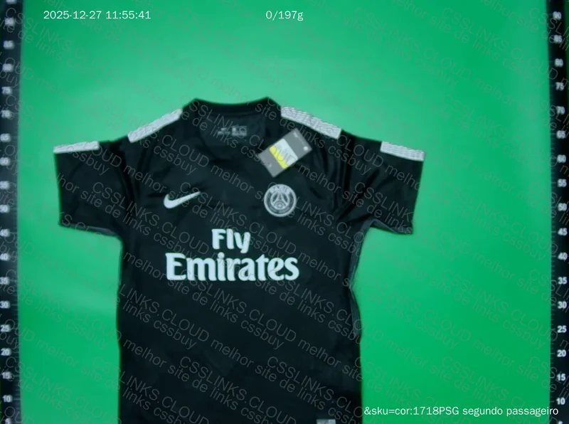 Black PSG 17/18 Shirt