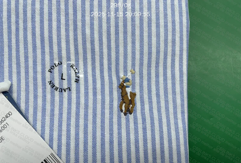Camisa Ralph Lauren com medidas