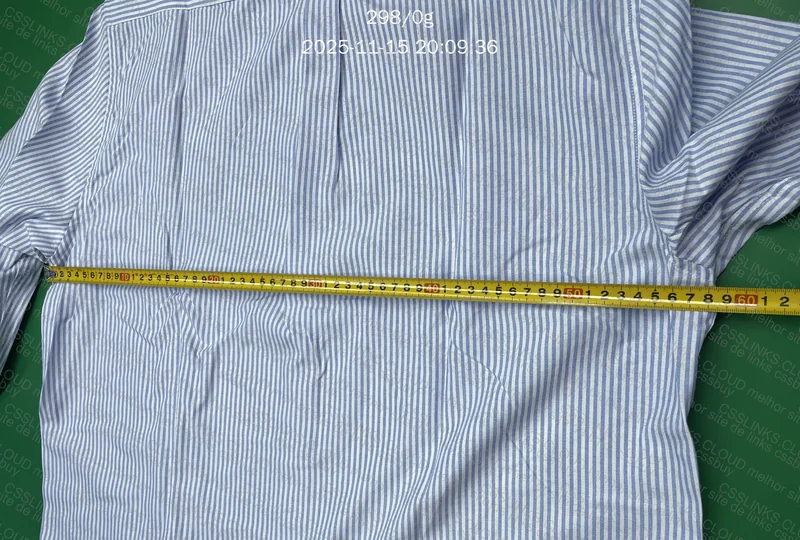 Camisa Ralph Lauren com medidas 2