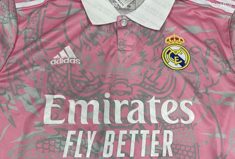 Real Madrid Pink Jersey 2
