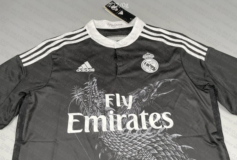 Real Madrid Retro 14/15 Third Dragon Jersey 2