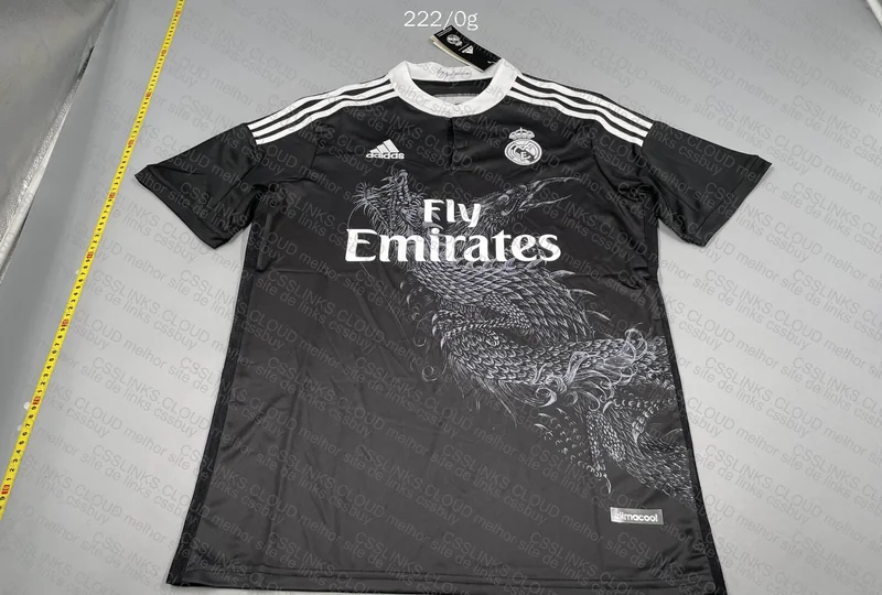 Real Madrid Retro 14/15 Third Dragon Jersey 4