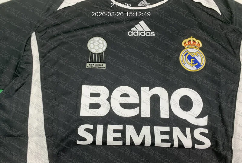 CAMISA RETRÔ DO REAL MADRID 5
