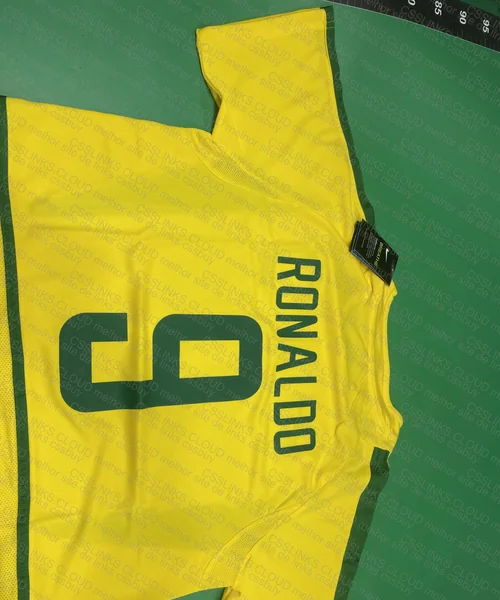 Camisa Retro Seleção Brasileira Ronaldo 9 5