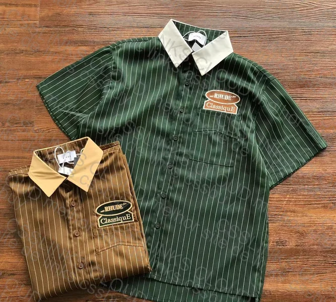 Rhude Green Shirt - Husky