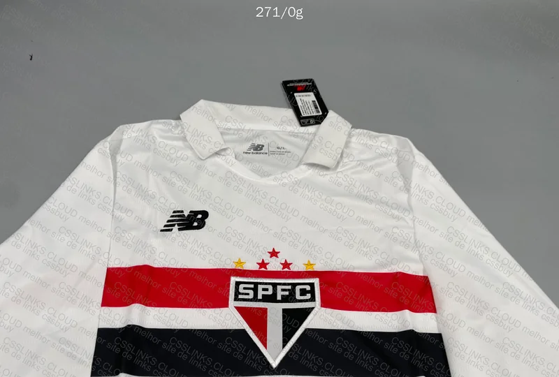 São Paulo Long Sleeve Shirt - with Measurements 3