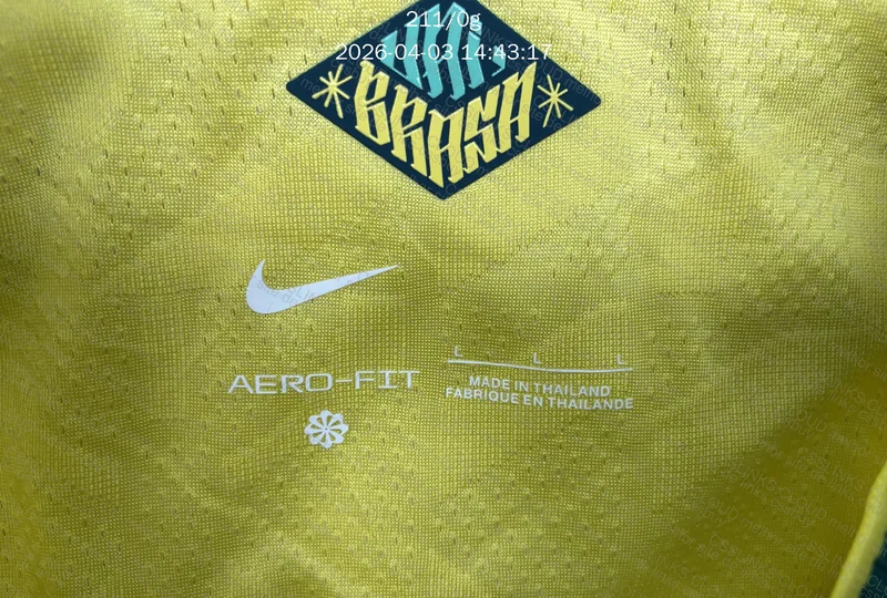 Camisa seleção Brasil vai brasa versão jogador 4