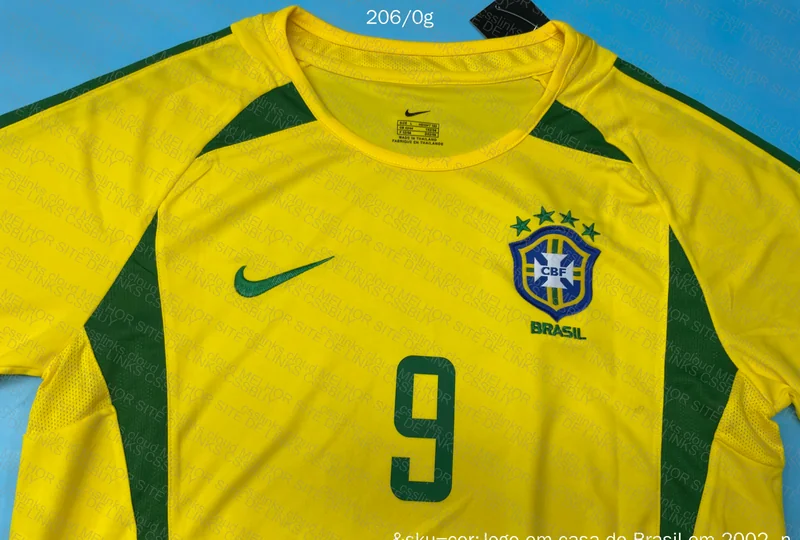 Brazil National Team 2002 Shirt 5
