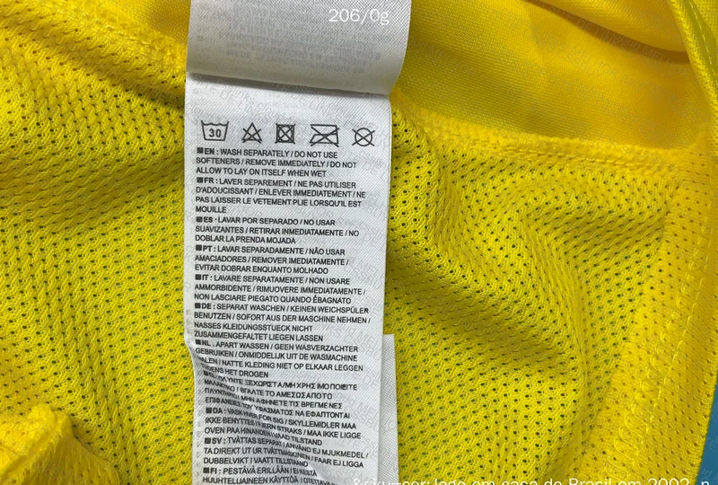 Brazil National Team 2002 Shirt 7