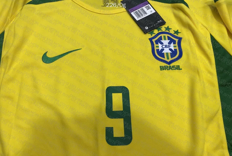 Brazil National Team 2002 Ronaldo 9 Shirt 2