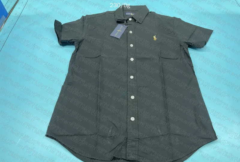 Black Polo Ralph Lauren Social Shirt (with measurements) 2