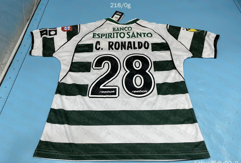 Sporting Cristiano Ronaldo 2002 Retro Shirt 4