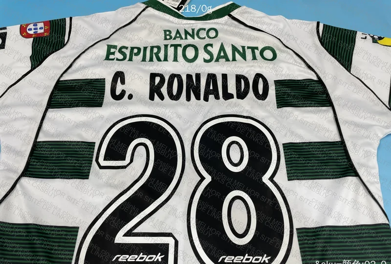 Sporting Cristiano Ronaldo 2002 Retro Shirt 5