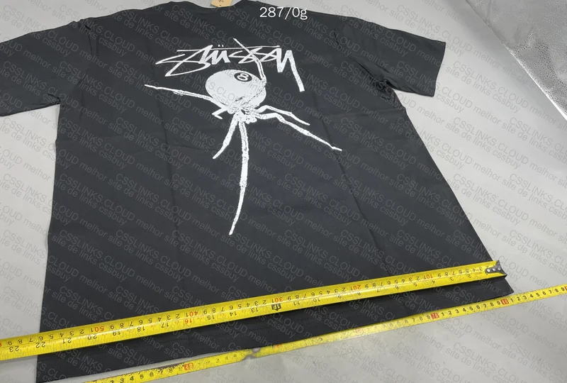 Stussy Arachnid Tee with measurements 7