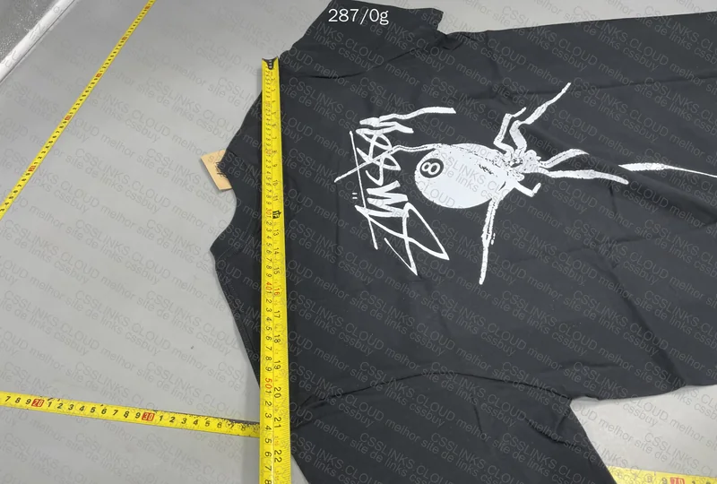 Stussy Arachnid Tee with measurements 9