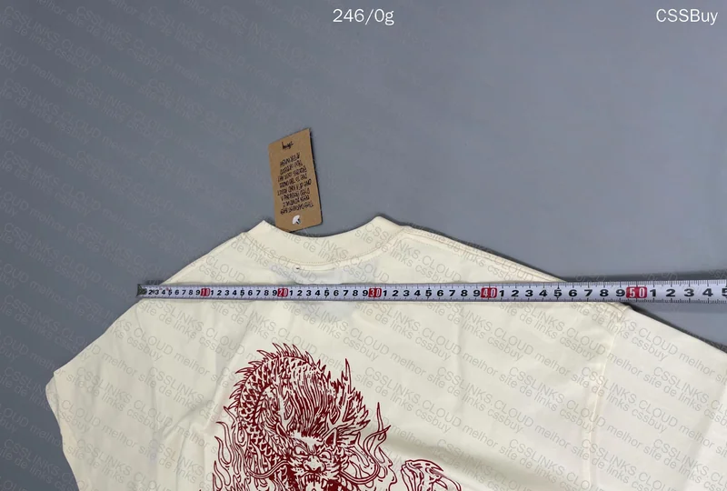 Stussy Red Dragon Shirt with Measurements, GL? 4