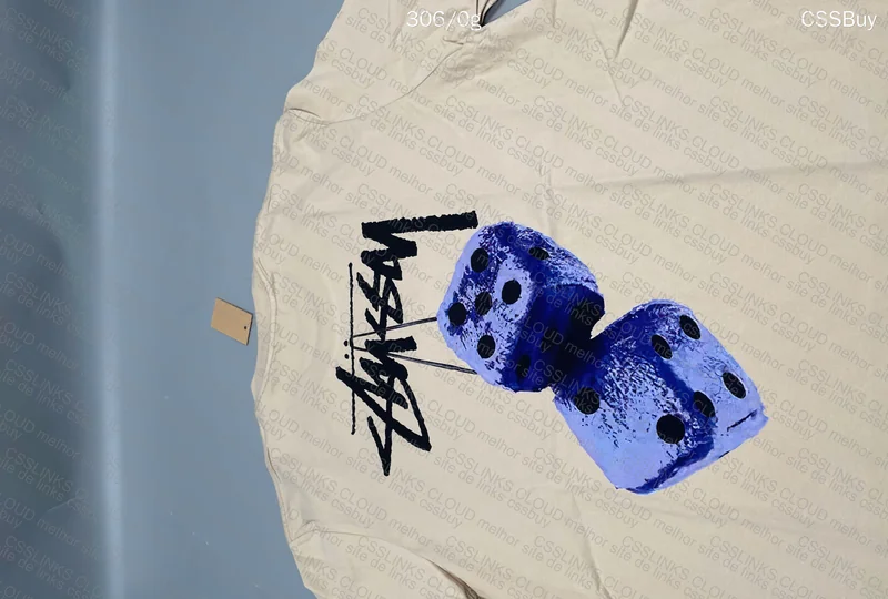 Stussy Shirt Khaki Purple Dice 4