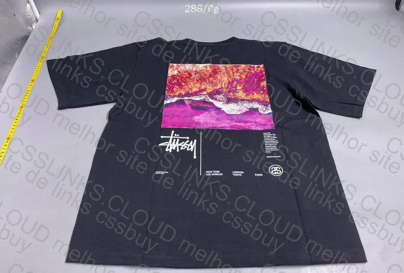 Stussy Shirt Pink Waves