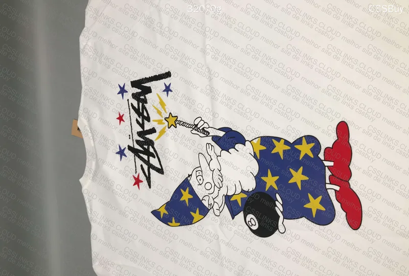 Stussy White Christmas Shirt