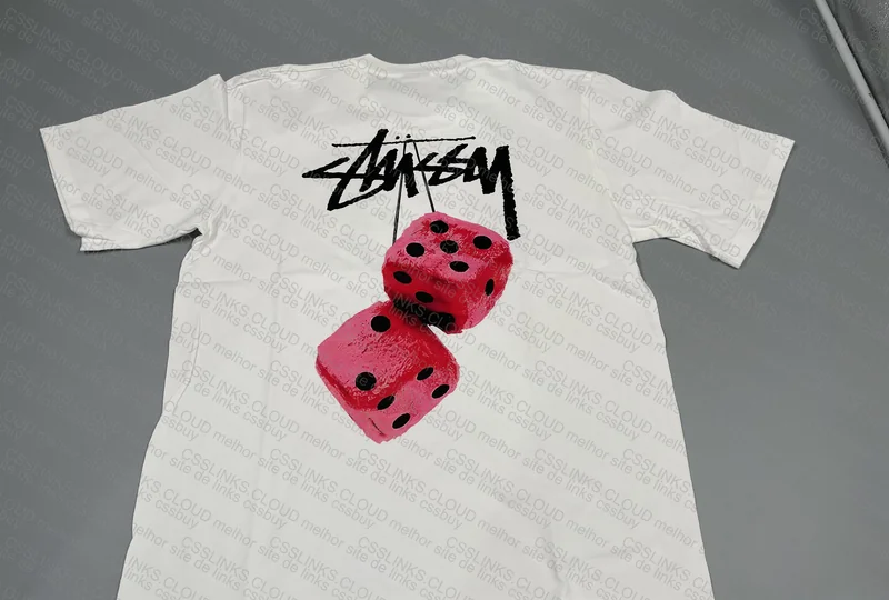 Stussy Shirt - White Red Dice 4