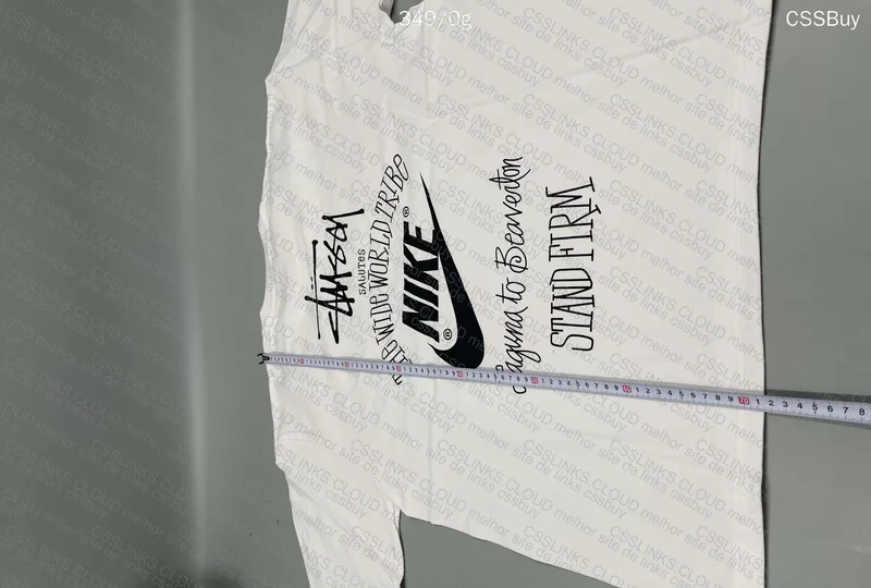 Stussy x Nike Shirt (with measurements) 3