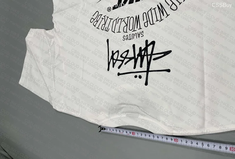 Stussy x Nike Shirt (with measurements) 5