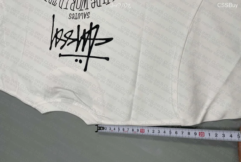 Stussy x Nike Shirt (with measurements) 6