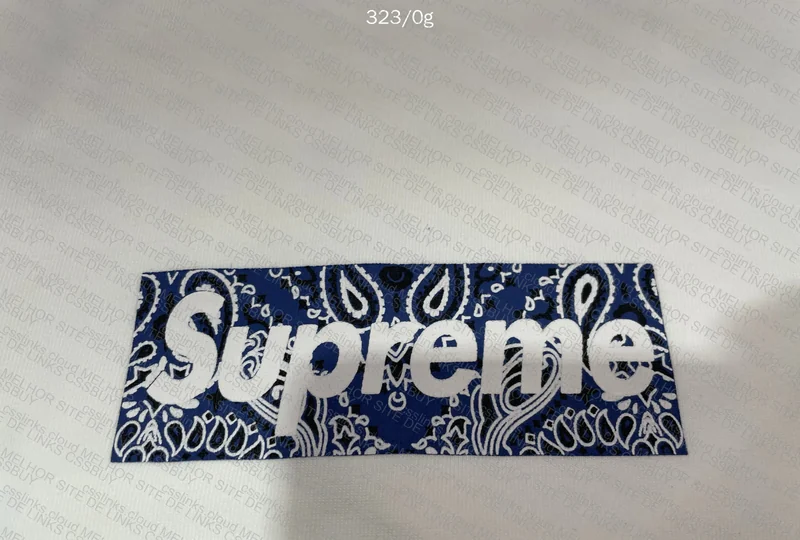 Supreme "Blue Bandana" Shirt