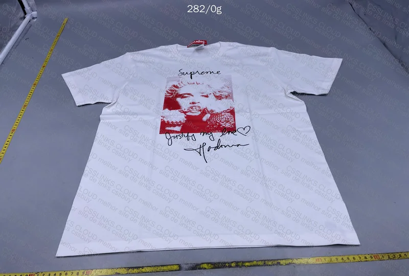 White Supreme Madonna Shirt 3
