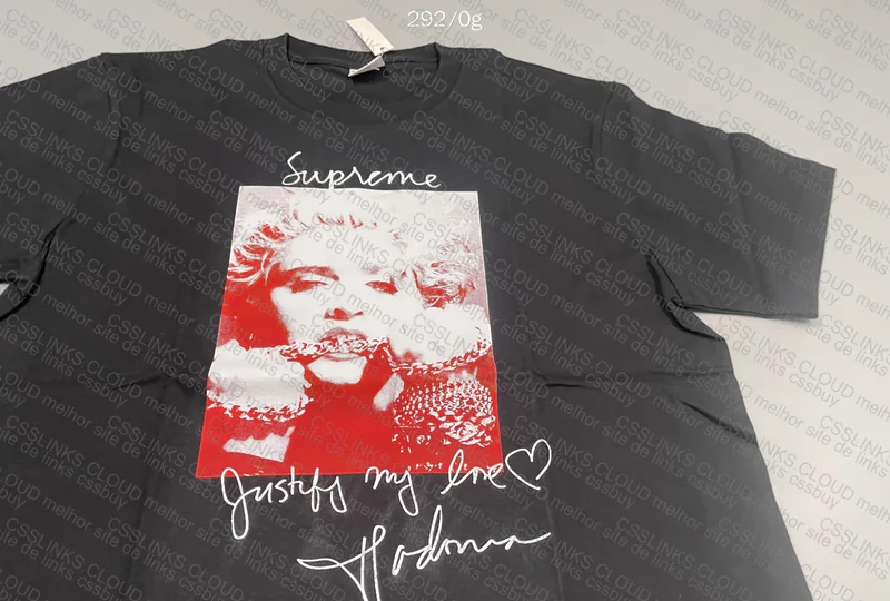 Black Supreme Madonna Shirt