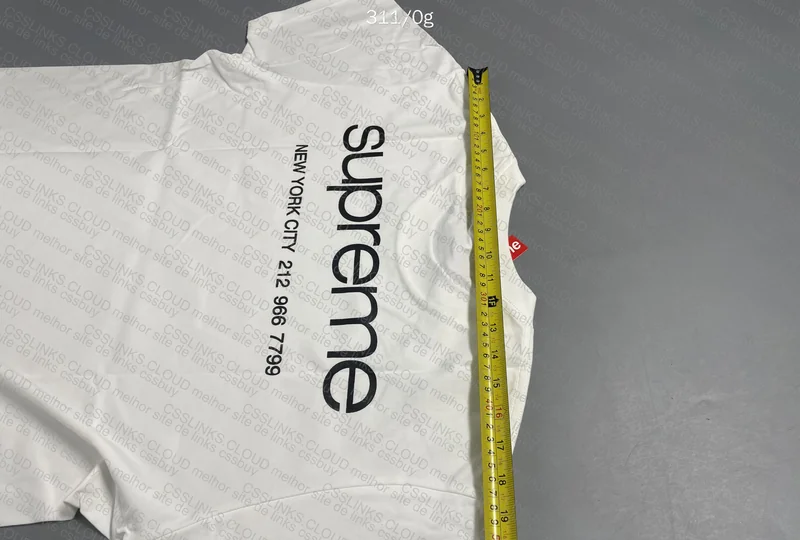 Supreme NYC Shirt (with measurements) 7