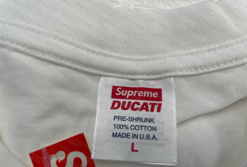 Supreme X Ducati 'White' Shirt