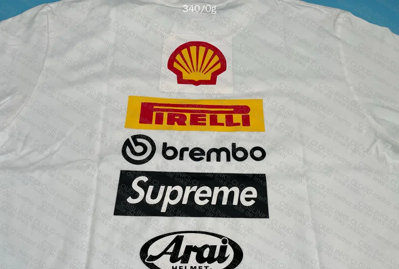Supreme X Ducati 'White' Shirt 5