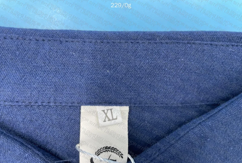 Linen Shirt (Blue) 4