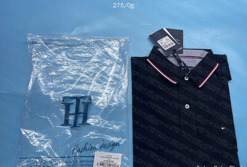 Tommy Polo Shirt with Measurements