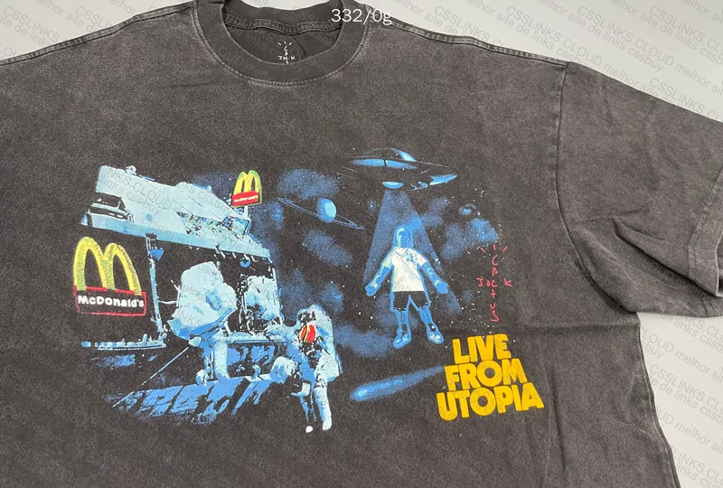 Travis Scott Utopia Shirt (with measurements) 4