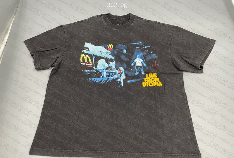 Travis Scott Utopia Shirt (with measurements) 6
