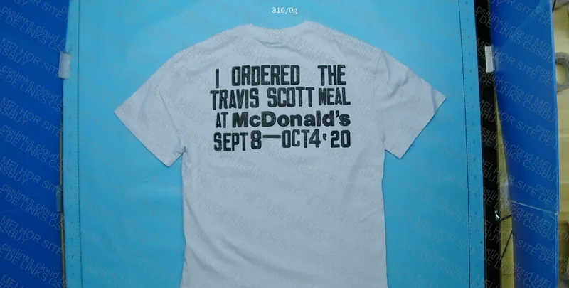 Travis x McDonald's Shirt 2