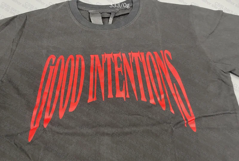 Vlone Good Intentions Shirt (with Measurements) 2