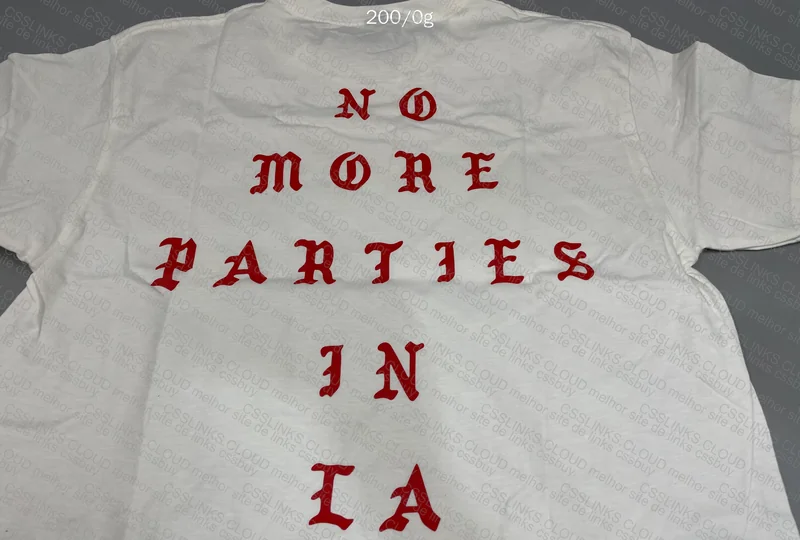 Ye No More Parties in LA Shirt 2