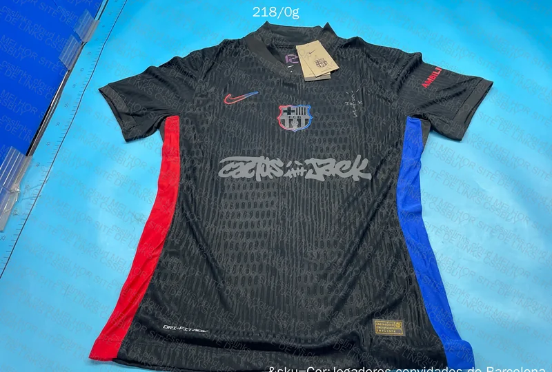 Atletico Madrid and Barcelona Shirts 2