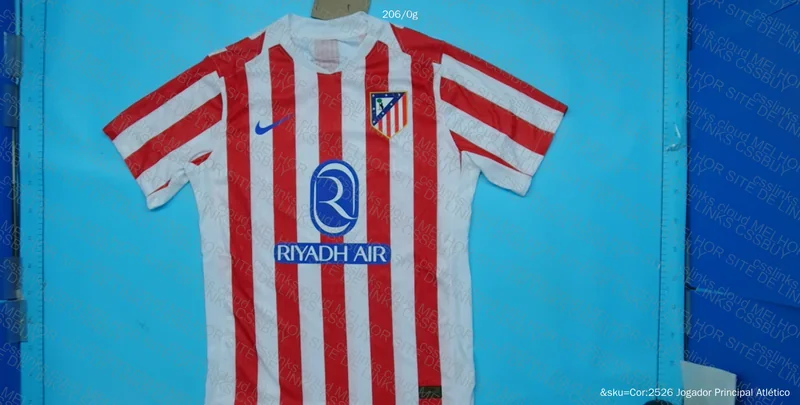 Atletico Madrid and Barcelona Shirts 5