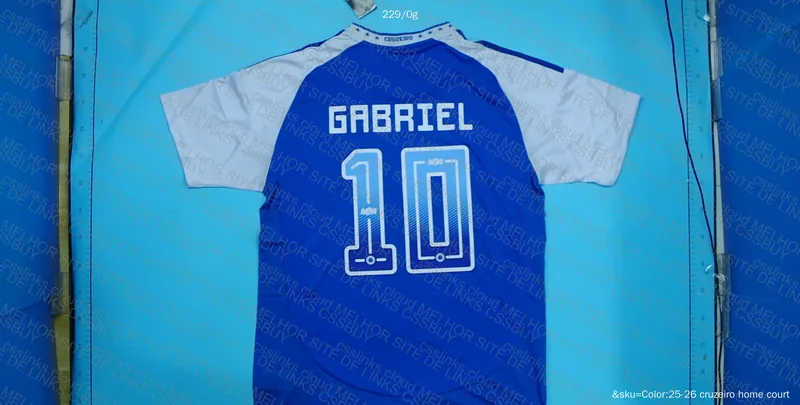 Cruzeiro Shirts (with measurements) 2
