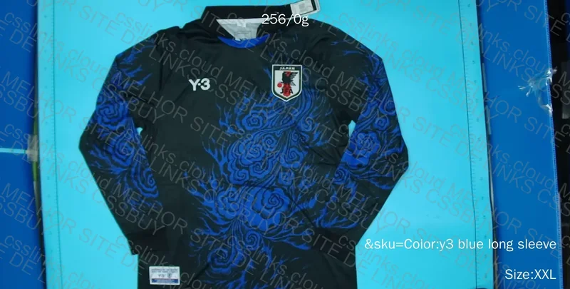 Japan National Team Long Sleeve Polo Collar Y3 Jerseys 10