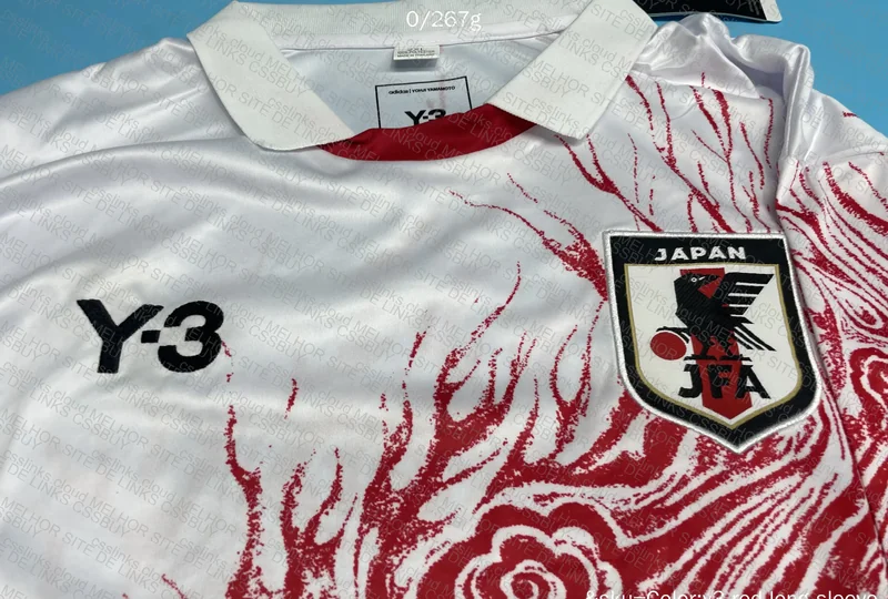 Japan National Team Long Sleeve Polo Collar Y3 Jerseys 3