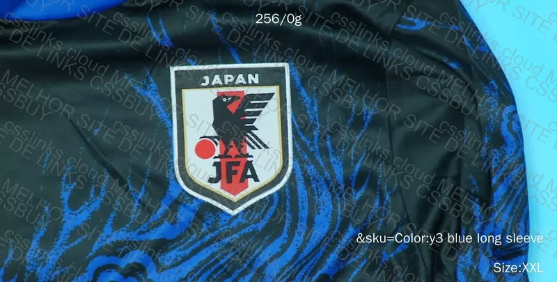 Japan National Team Long Sleeve Polo Collar Y3 Jerseys 6
