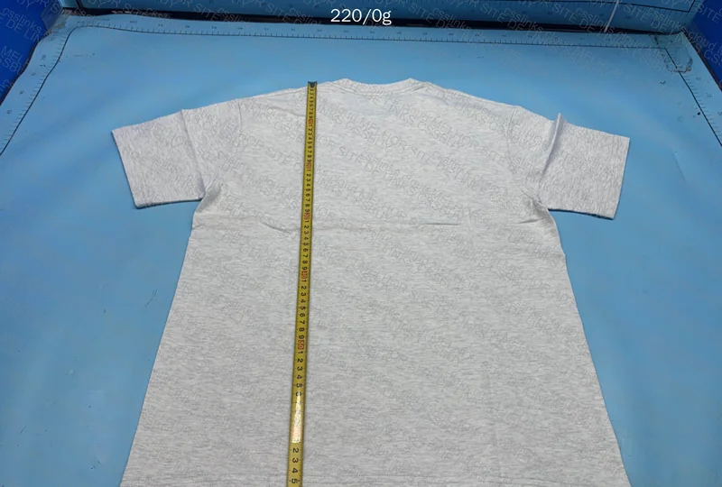 100% Cotton T-Shirt with Measurements 6