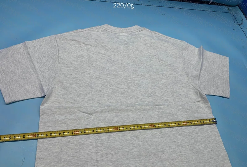 100% Cotton T-Shirt with Measurements 7